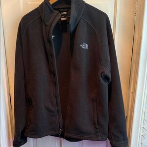 The North Face Charcoal Full-Zip Fleece